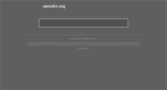Desktop Screenshot of opendcc.org
